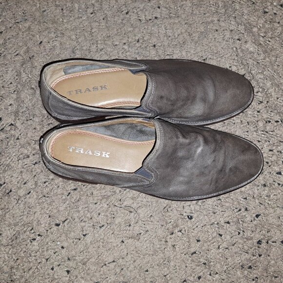 TRASK-Loafers-Slip On-Brown Leather Loafers-Size 8-Excellent - Picture 7 of 8